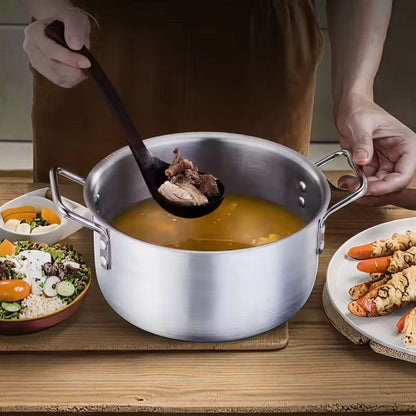 14-Piece Aluminum Cookware Set with Lids Stainless Steel Handles TKQQ46 - with | Sold by Uncle Wiener's Wholesale