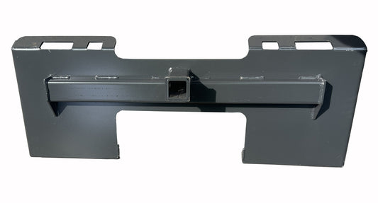 1/4″ Skid Steer Attachment Plate – 45″ Universal Mount with 2.28″ Trailer Hitch Receiver | Grade 50 Steel, 3,000 lb Capacity SSP02 - with | Sold by Uncle Wiener's Wholesale