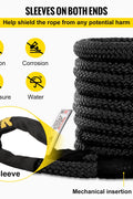 1.4" x 31.5' Heavy Duty Double Recovery Rope – 52,300 lbs Kinetic Tow Rope 523467 - with | Sold by Uncle Wiener's Wholesale