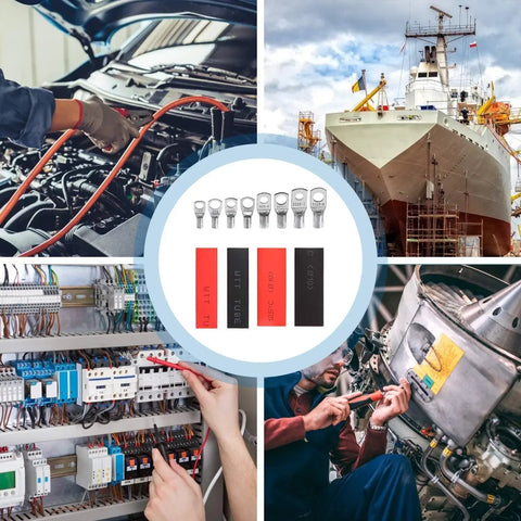 140pcs Wire Connector Tinned Terminals Combination Set FS090212 - with | Sold by Uncle Wiener's Wholesale