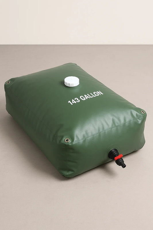 143 Gallon Collapsible PVC Water Tank – Portable Storage Bladder S1297 - Water Storage Tanks / Portable Water Bladders / Irrigation Equipment with | Sold by Uncle Wiener's Wholesale