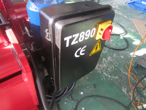 14"–42" Heavy Duty Truck Tire Changer Machine – Dual 2.2kW Motors, Hydraulic Rim Clamp, Commercial Bus & Semi Tire Remover | Model TZ890 - with | Sold by Uncle Wiener's Wholesale