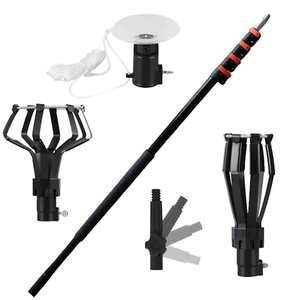 14FT Telescopic Light Bulb Changer Set Extension Pole Kit 4.25M BULBCH