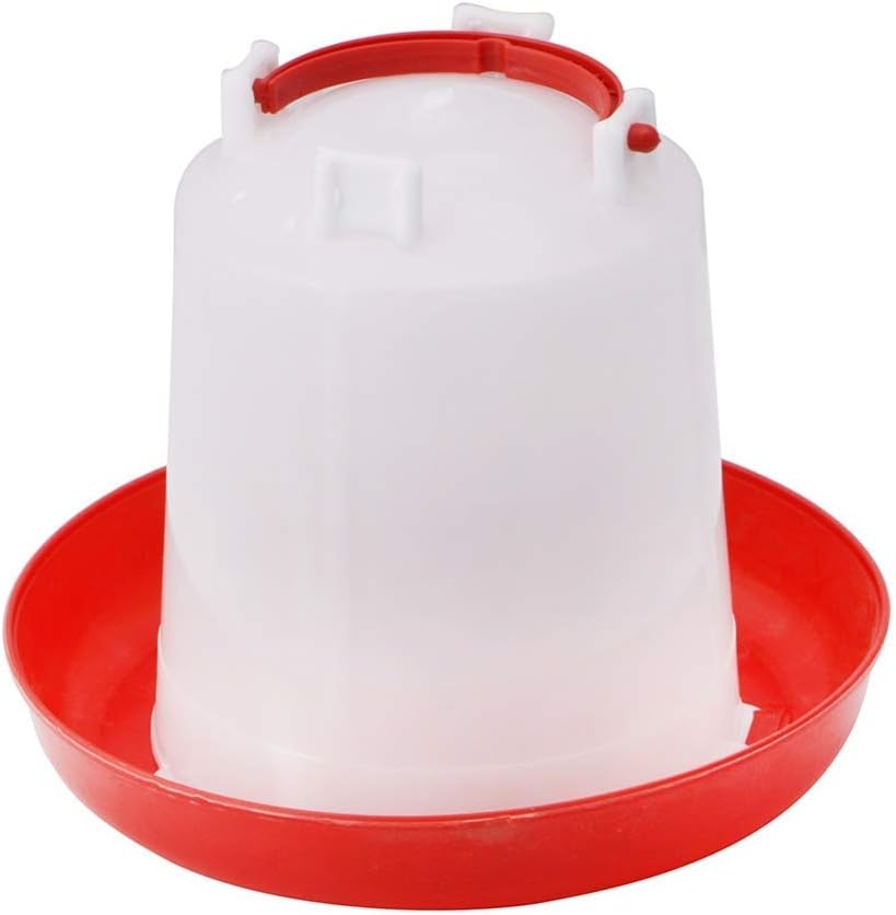 14L Chicken Waterer Drinker Plastic Poultry Water Feeder No Leak 14LCW - with | Sold by Uncle Wiener's Wholesale