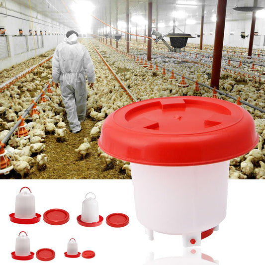 14L Chicken Waterer Drinker Plastic Poultry Water Feeder No Leak 14LCW - with | Sold by Uncle Wiener's Wholesale