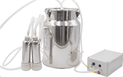 14L Cow Milking Machine Rechargeable Stainless Steel Bucket CM014 - General Equipment with | Sold by Uncle Wiener's Wholesale