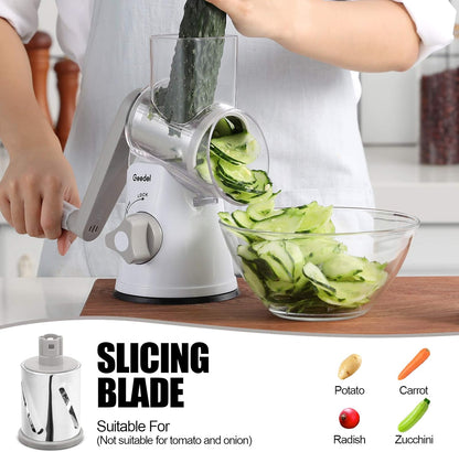 15 - in - 1 Vegetable Chopper & Mandoline Slicer Set with Interchangeable Blades S1310 - Furniture with | Sold by Uncle Wiener's Wholesale