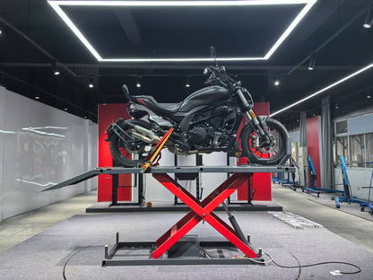 1500 LB Electric UTV/ATV Scissor Lift – Wide Body Hydraulic Platform | MCL4157 - Electric Wide Body Motorcycle and UTV Scissor Lift with | Sold by Uncle Wiener's Wholesale