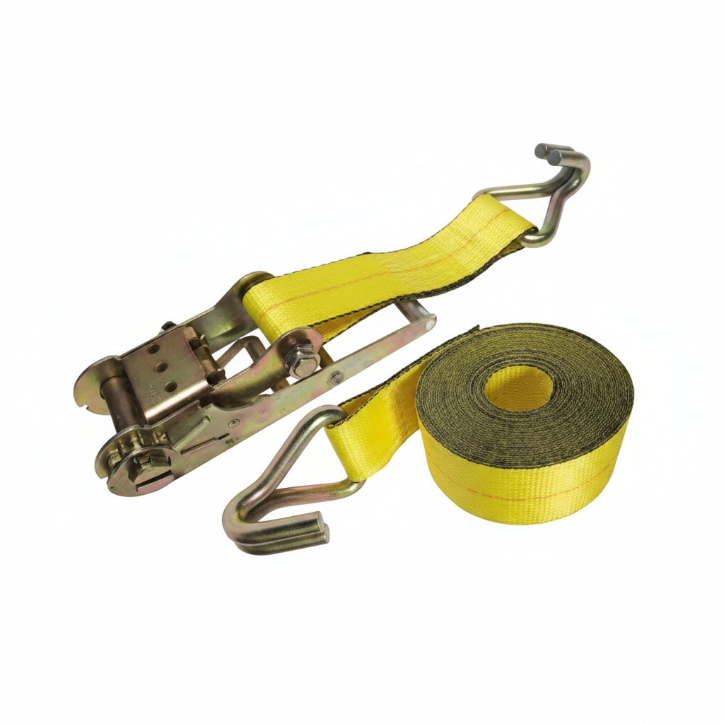 15,000 lb J - Hook Ratchet Strap 3" x 30' – Heavy - Duty Nylon Tie - Down (Single/Bulk 4 - Pack) - with Bulk Buy 4 Pack | Sold by Uncle Wiener's Wholesale