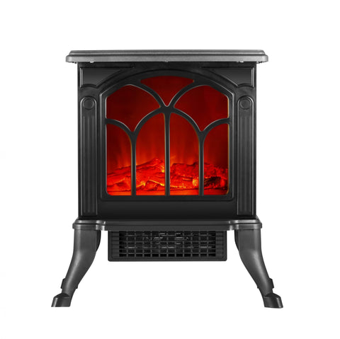 1500W Electric Fireplace Indoor Heater – Realistic LED Flame & Portable Space Heating | SKU: S1148 - with | Sold by Uncle Wiener's Wholesale