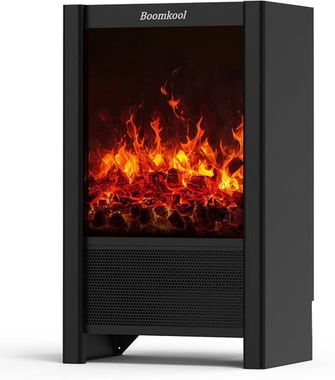 1500W Indoor Electric Space Heater with 3D Flame Effect – Portable Fireplace Heater with Remote & ECO Mode - with | Sold by Uncle Wiener's Wholesale