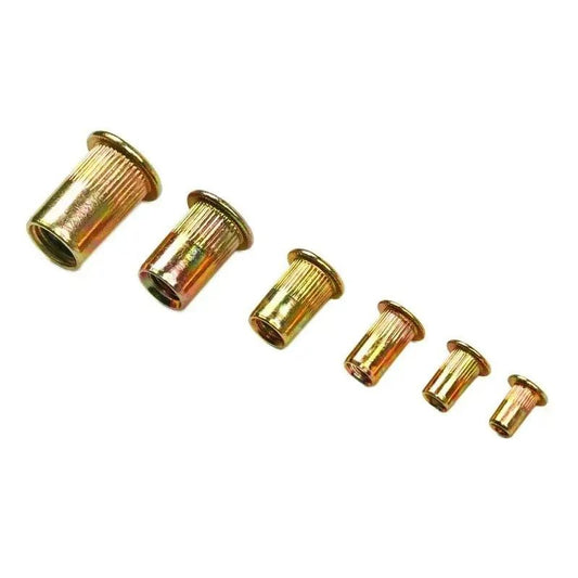 150pcs M3 M4 M5 M6 M8 M10 Carbon Steel Rivet Nut Assortment FS010260 - 02 - with | Sold by Uncle Wiener's Wholesale