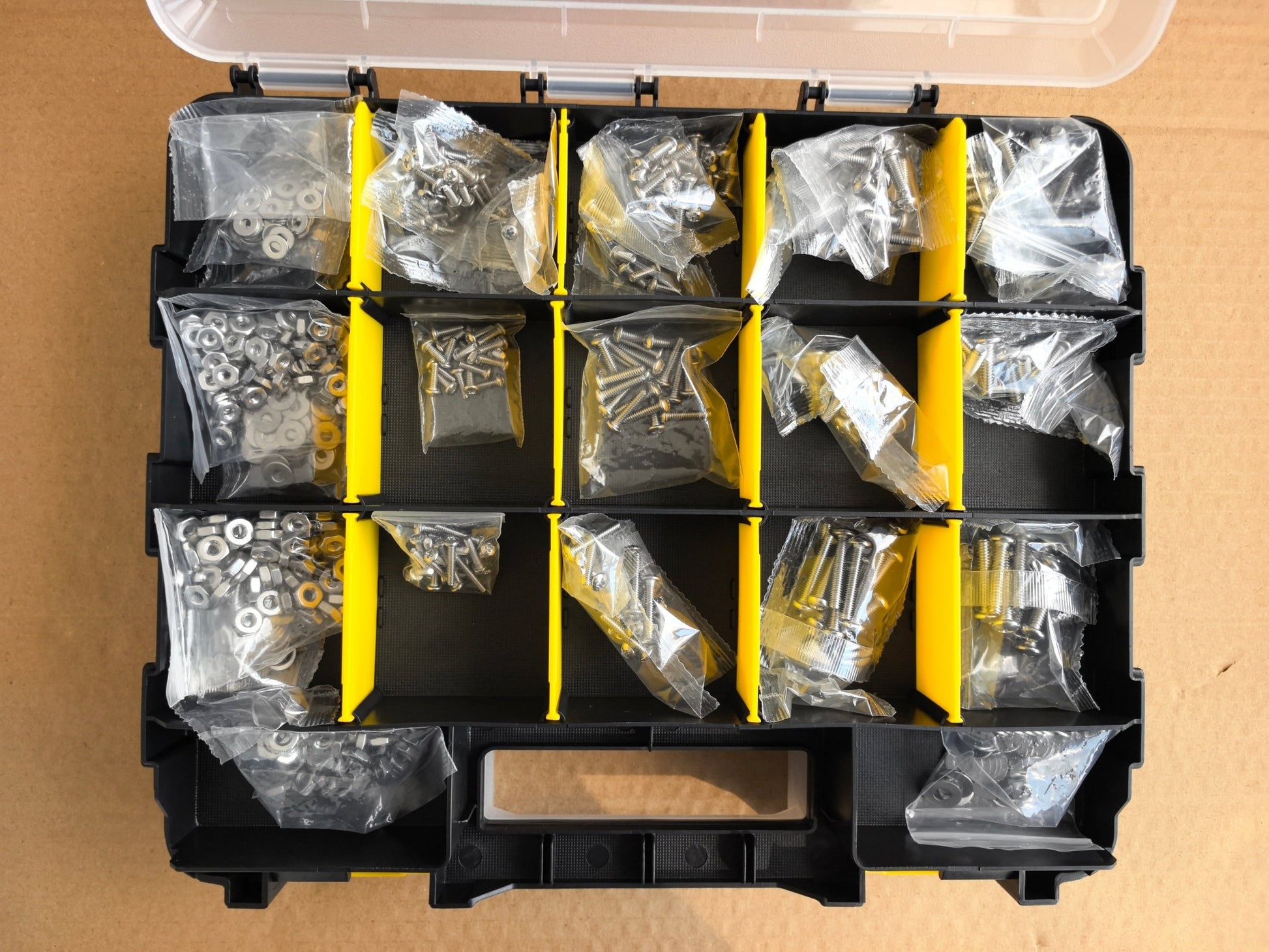 1575 PCS Stainless Steel Nuts & Bolts Assortment Kit with Screws, Washers & Organizer Box – STY01575 - with | Sold by Uncle Wiener's Wholesale