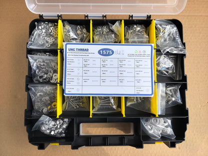 1575 PCS Stainless Steel Nuts & Bolts Assortment Kit with Screws, Washers & Organizer Box – STY01575 - with | Sold by Uncle Wiener's Wholesale