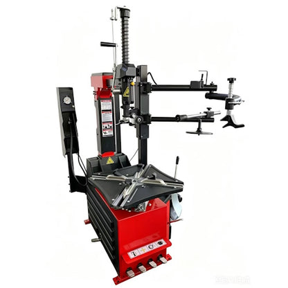 Tire Changer Machine with 110V Servo Motor, Pneumatic Bead Breaker, 10"–24" Wheel Range & 2500 kg Shovel Force FT600
