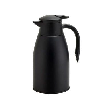1.5L Stainless Steel Vacuum Flask Thermal Coffee Carafe Insulated Pitcher Black KFH144 - with | Sold by Uncle Wiener's Wholesale