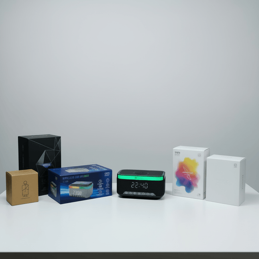 15W Wireless Charger Bluetooth Speaker Alarm Clock RGB LED Light USB TF FM B805 - with | Sold by Uncle Wiener's Wholesale
