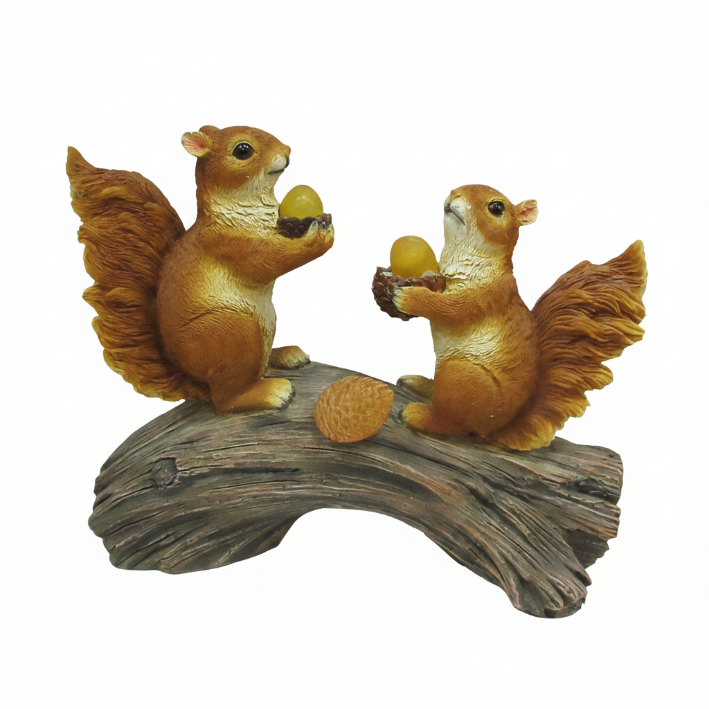 Solar Resin Gnome & Animal Garden Figures – Outdoor Decor Collection RSL16