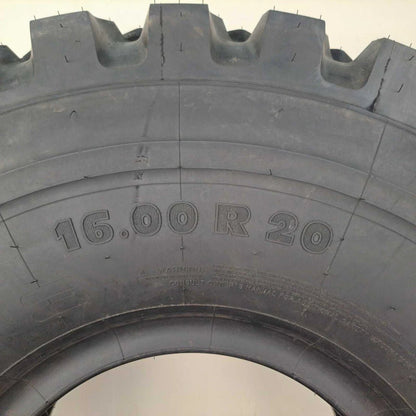16.00R20 Michelin XZL Casings – Military Surplus Heavy - Duty All - Terrain Tire - with Grade B - 60% - 84% Tread | Sold by Uncle Wiener's Wholesale