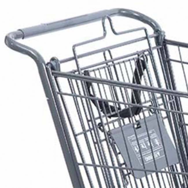160L Heavy - Duty Shopping Cart With Lower Tray & Child Seat – Grey SC160L - with | Sold by Uncle Wiener's Wholesale