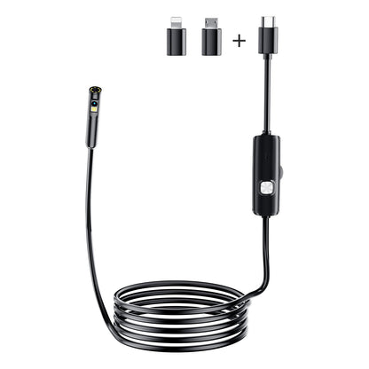 16.4 ft Dual-Lens 1920P HD Endoscope Inspection Camera LGEC100 - with | Sold by Uncle Wiener's Wholesale