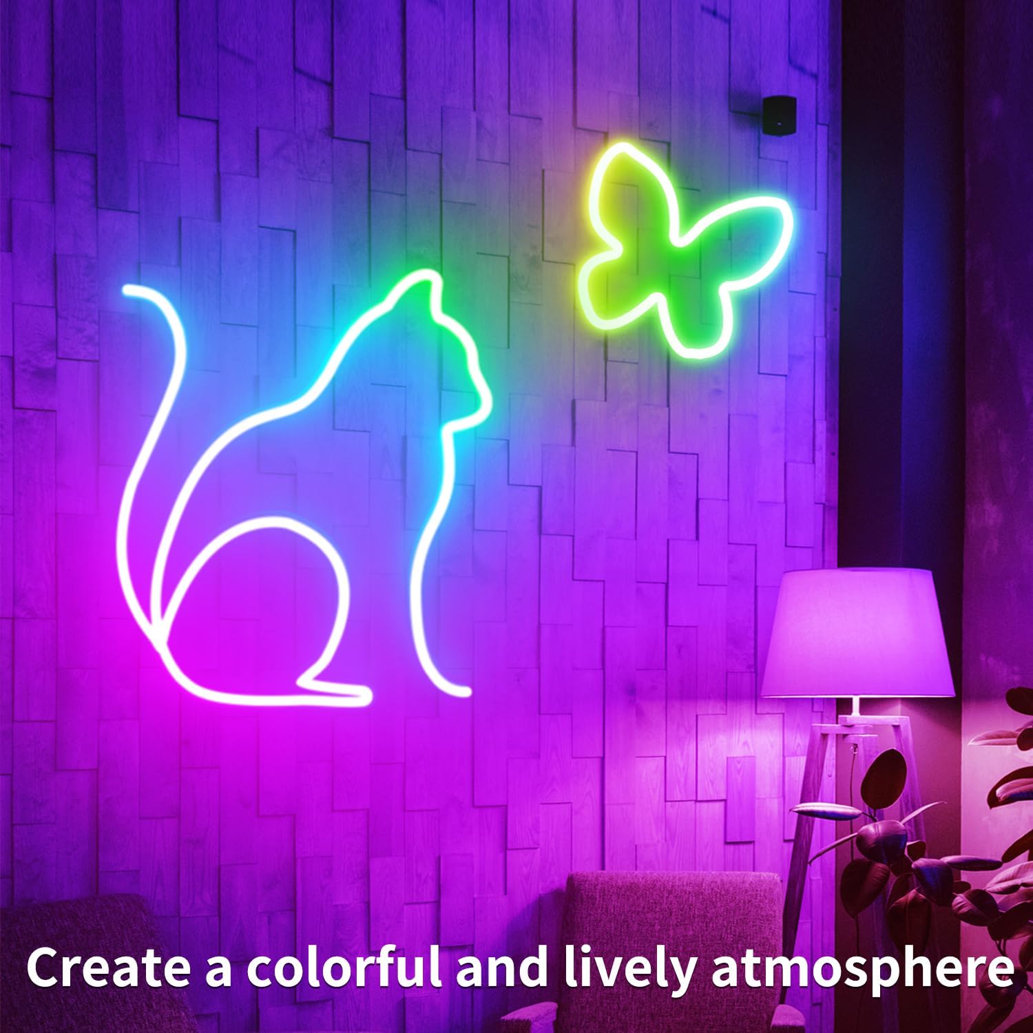 16.4′ RGB LED Neon Rope Lights APP & Remote Control IP65 Waterproof 24V LNR164R - with | Sold by Uncle Wiener's Wholesale
