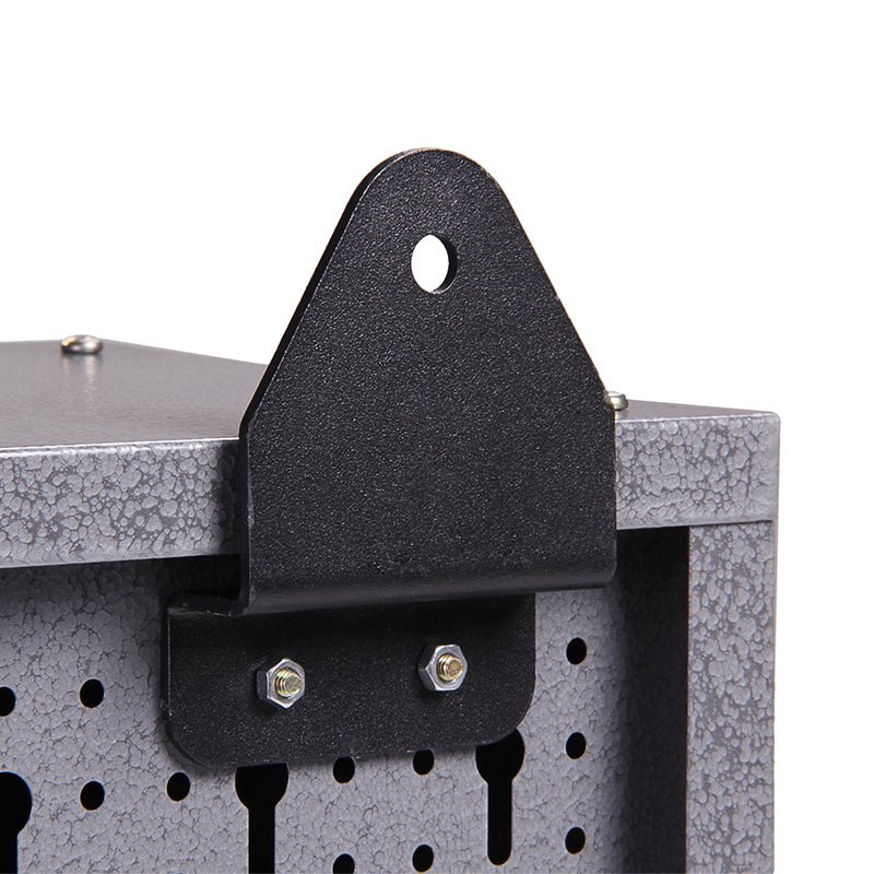16.5" x 8" Wall Mounted Steel Storage Cabinet with Single Door, 23.6" Height Compact Garage Organizer TC001 - with | Sold by Uncle Wiener's Wholesale
