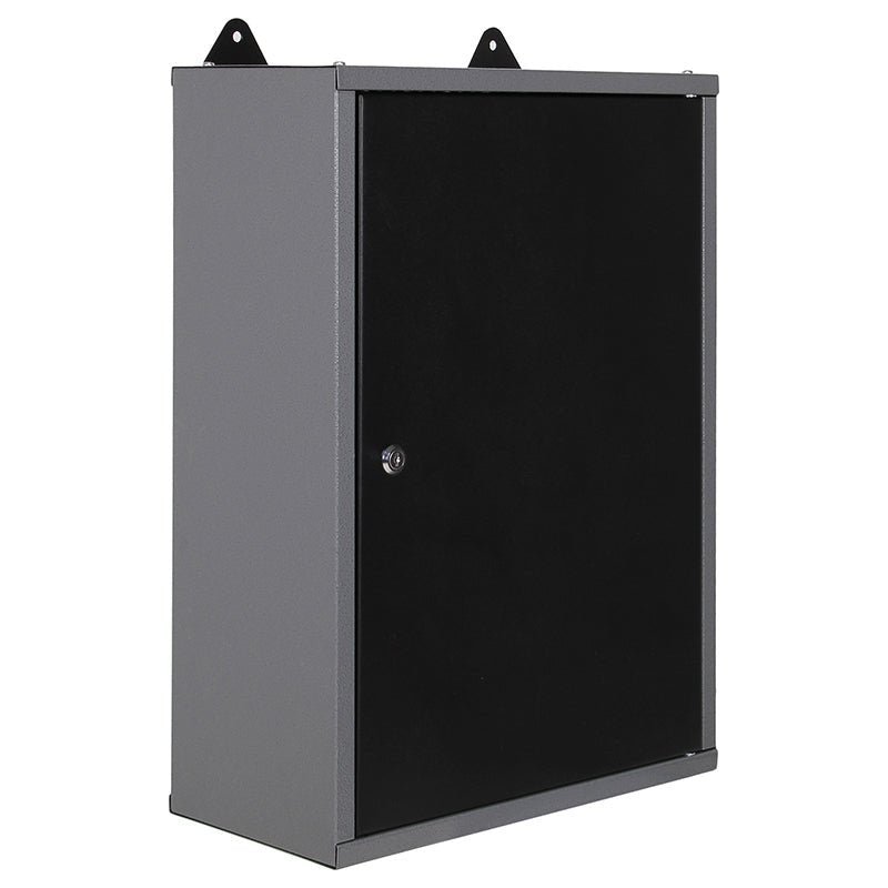16.5" x 8" Wall Mounted Steel Storage Cabinet with Single Door, 23.6" Height Compact Garage Organizer TC001 - with | Sold by Uncle Wiener's Wholesale