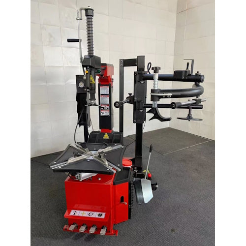 Tire Changer Machine with 110V Servo Motor, Pneumatic Bead Breaker, 10"–24" Wheel Range & 2500 kg Shovel Force FT600