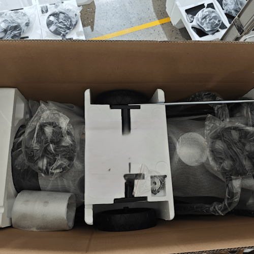 170,000 BTU Indirect Diesel & Kerosene Forced Air Heater with 50L Fuel Tank, Exhaust Flue, Thermostat Control & Wheels ZBH170 - with | Sold by Uncle Wiener's Wholesale