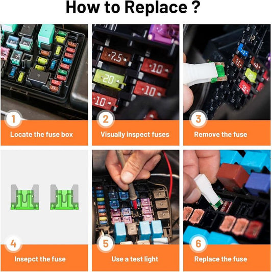 180pcs Car Fuse Assortment Kit 2 - 40A Blade Type Fuses FS040351 - with | Sold by Uncle Wiener's Wholesale