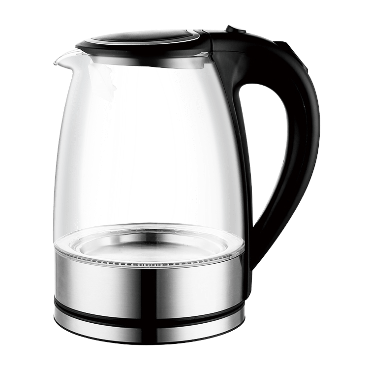 1.8L Glass Electric Kettle 1000–1200W with LED Indicator CX817 - with | Sold by Uncle Wiener's Wholesale