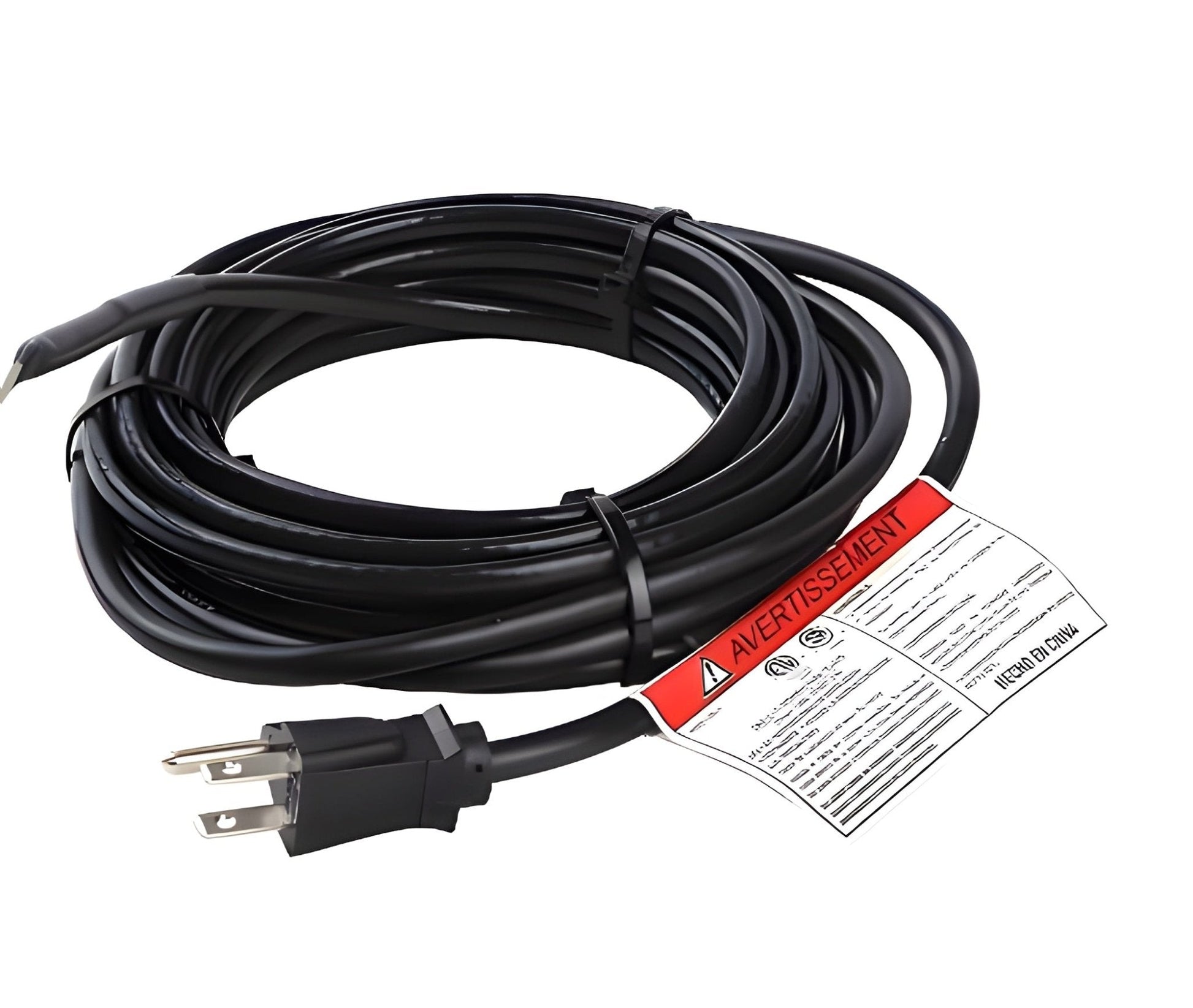 19ft Roof &amp; Gutter Heat Tape Cable – 7WFT, 115V, Ice Dam Prevention, Pre - Assembled &nbsp;SKU DIC019 - with | Sold by Uncle Wiener's Wholesale