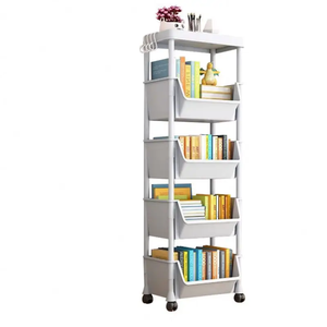 Flat Top Storage Rack Organizer Shelf 3-Tier & 5-Tier Slim Shelving YYSRFT