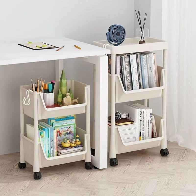 Flat Top Storage Rack Organizer Shelf 3-Tier & 5-Tier Slim Shelving YYSRFT