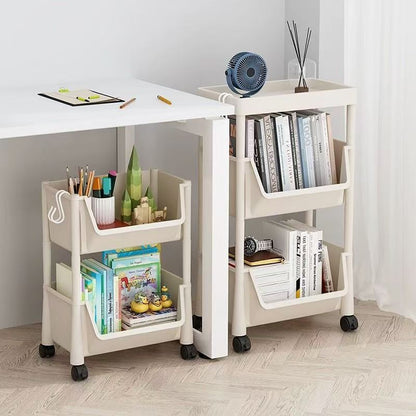 Flat Top Storage Rack Organizer Shelf 3-Tier & 5-Tier Slim Shelving YYSRFT
