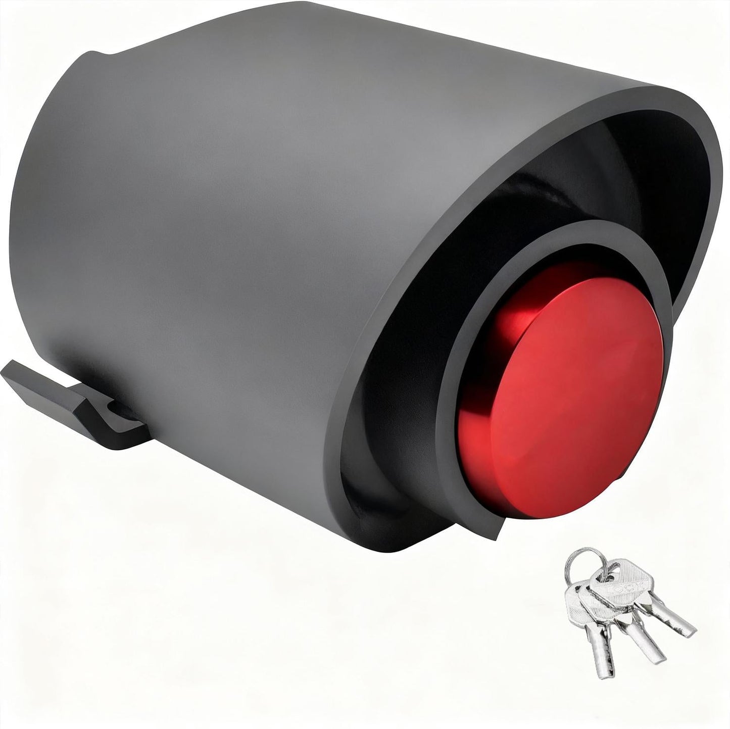 2 - 5/16" Trailer Coupler Lock with Weatherproof Shield, Heavy Duty Carbon Steel Hitch Lock, Red – TCL02526V - with | Sold by Uncle Wiener's Wholesale