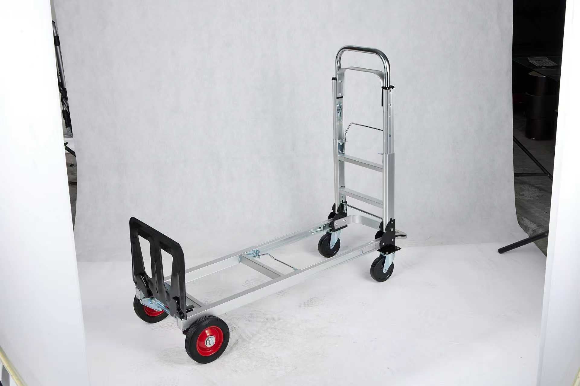 2 - in - 1 Heavy Duty Aluminum Hand Truck & Dolly Convertible 330 lb Capacity TT28472 - with | Sold by Uncle Wiener's Wholesale