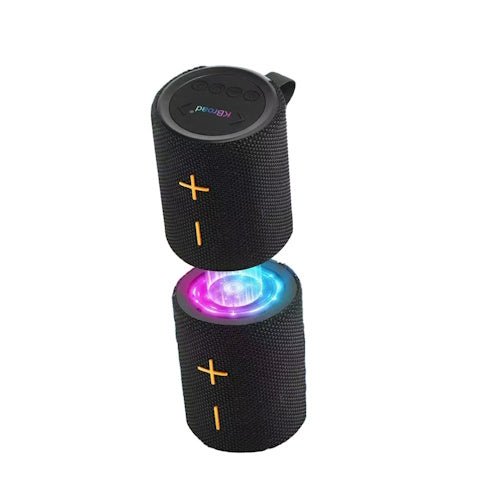 2-in-1 Magnetic Split TWS Bluetooth Speaker with Colourful LED Light, IPX5 Waterproof Design &amp; Portable Stereo Sound BKTWS2 - with | Sold by Uncle Wiener's Wholesale