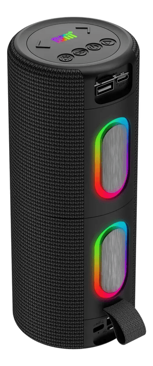 2-in-1 Magnetic Split TWS Bluetooth Speaker with Colourful LED Light, IPX5 Waterproof Design &amp; Portable Stereo Sound BKTWS2