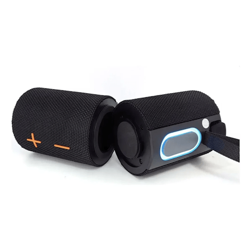 2-in-1 Magnetic Split TWS Bluetooth Speaker with Colourful LED Light, IPX5 Waterproof Design &amp; Portable Stereo Sound BKTWS2 - with | Sold by Uncle Wiener's Wholesale