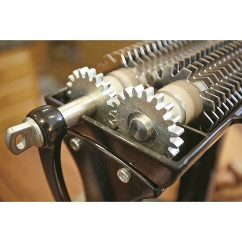 2 - in - 1 Meat Tenderizer &amp; Jerky Slicer – Pro Series Manual Meat Cutter MT105 | 38 Stainless Steel Blades - with | Sold by Uncle Wiener's Wholesale