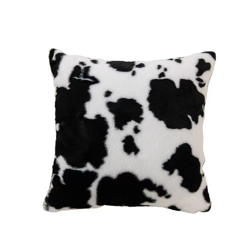 2 - Pack 18"x18" Cow Print Decorative Throw Pillow – Faux Fur Accent Cushions 2PKCP - with | Sold by Uncle Wiener's Wholesale