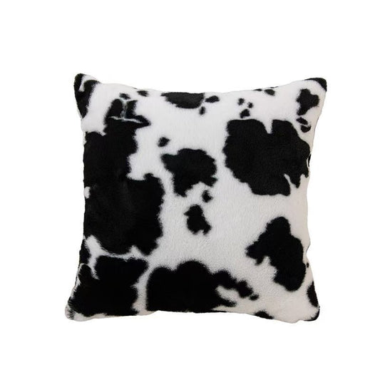 2 - Pack 18"x18" Cow Print Decorative Throw Pillow – Faux Fur Accent Cushions 2PKCP - with | Sold by Uncle Wiener's Wholesale
