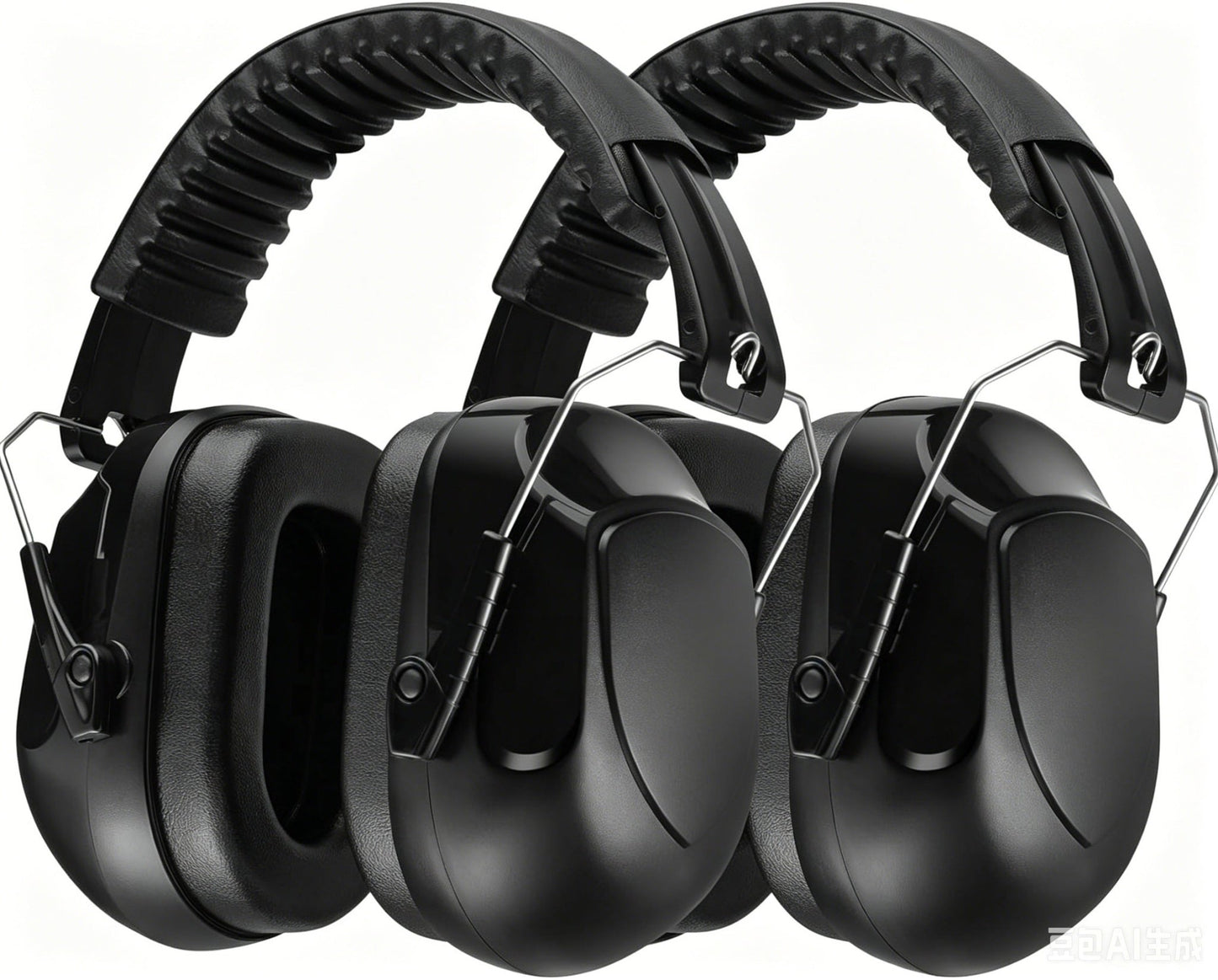 2-Pack Ear Protection Safety Earmuffs with ABS Shell &amp; PU Sponge Padding for Work, Shop, Yard, Garage &amp; Noise Reduction S1346 - with | Sold by Uncle Wiener's Wholesale