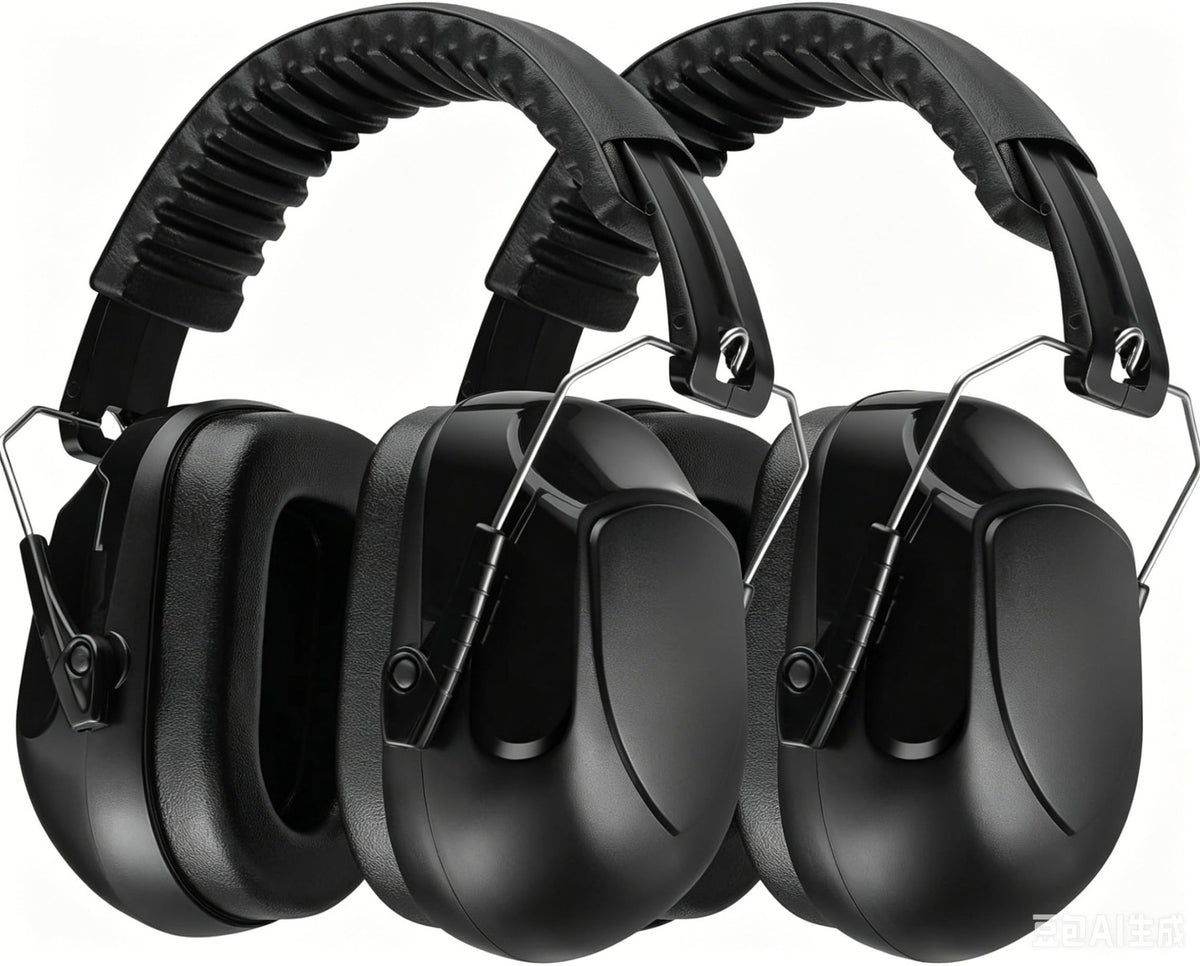 2-Pack Ear Protection Safety Earmuffs with ABS Shell &amp; PU Sponge Padding for Work, Shop, Yard, Garage &amp; Noise Reduction S1346 - with | Sold by Uncle Wiener's Wholesale