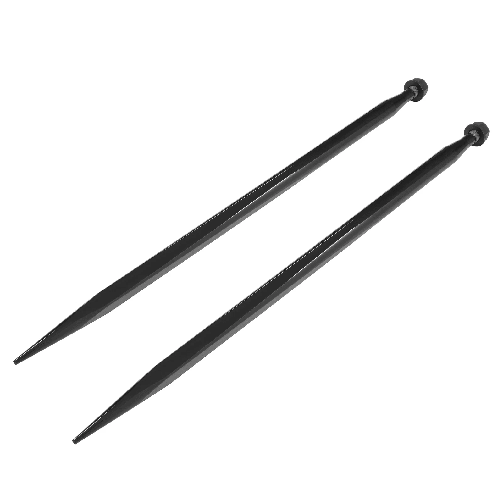 2 Pack Hay Spike 49 In Square Bale Spear Skid Steer Tractor 9000 Lb LYOM40542BK - with | Sold by Uncle Wiener's Wholesale
