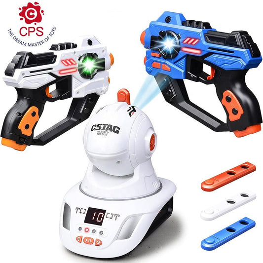 2 Pack Laser Tag Toy Gun Set with Projector Target Infrared Blaster Game CPS291842 - with | Sold by Uncle Wiener's Wholesale