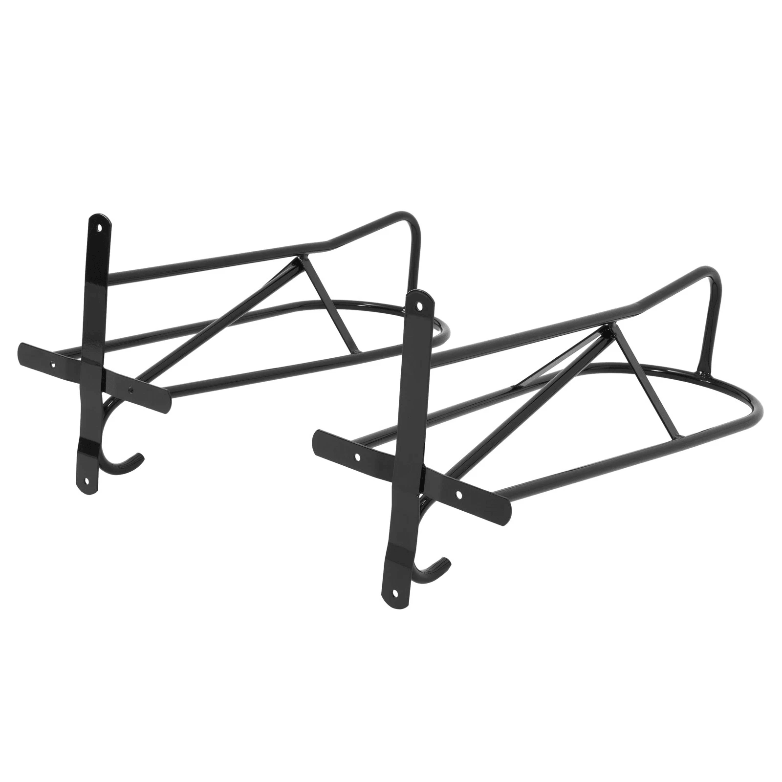 2 Pack Portable Wall Mounted Horse Saddle Stand Black Tack Storage LYOM4852 - with | Sold by Uncle Wiener's Wholesale