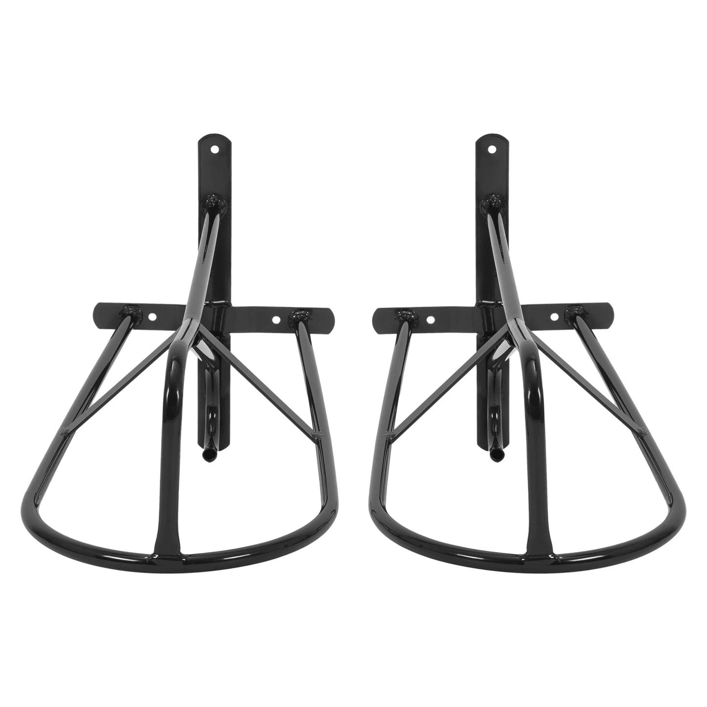 2 Pack Portable Wall Mounted Horse Saddle Stand Black Tack Storage LYOM4852 - with | Sold by Uncle Wiener's Wholesale